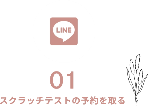 01スクラッチテストの予約を取る 