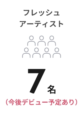 フレッシュ
アーティスト2名